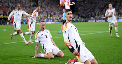 Selebrasi Jerman setelah lolos seperempat besar