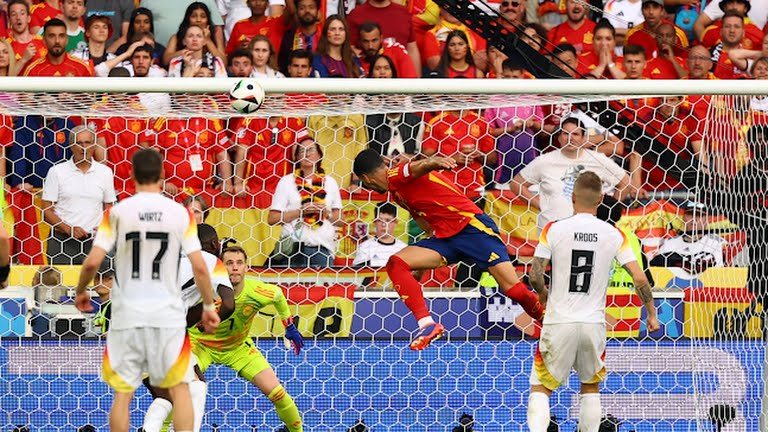 Goal Akhir menit Spanyol